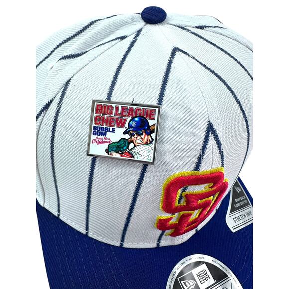 San Diego Padres Big League Chew Pinstripe New Era 9seventy Stretch Snap Cap - Picture 9 of 13